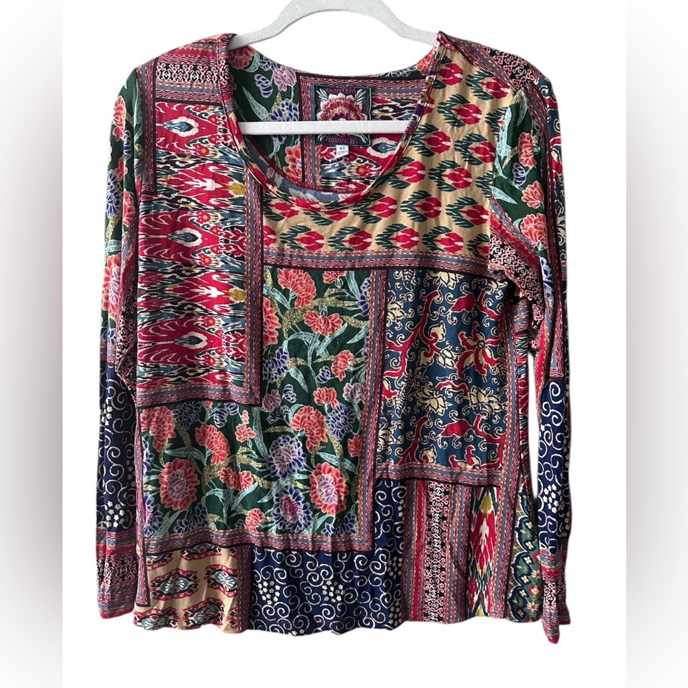 Johnny Was floral Long Sleeve blouse